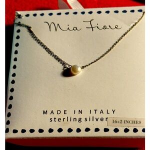 Mia Fiore Pearl Like Necklace ~Made in Italy